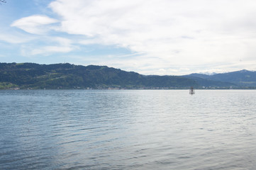 Idyllic view of Lindau, Bodensee, in South Germany