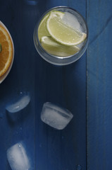 refreshing drinks with ice