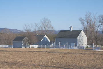 Fototapeta na wymiar New Hampshire Barns