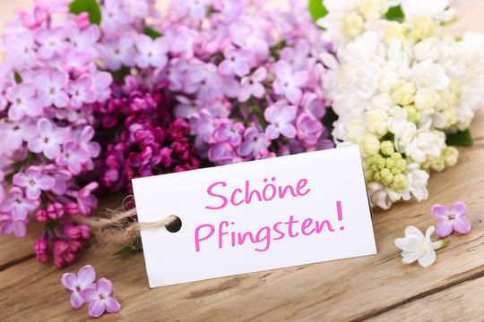 Sch&ouml;ne Pfingsten! Gru&szlig;karte