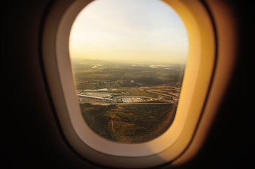 landscape from the aiplane