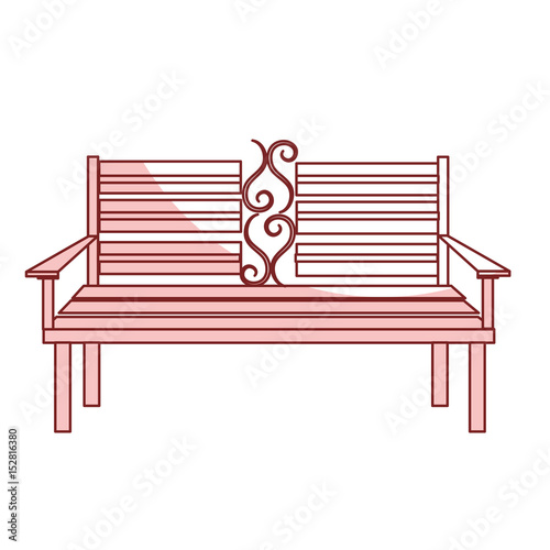 "chair park isolated icon vector illustration design" Stock image and