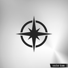 Compass vector icon