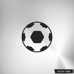 Fototapeta premium Soccer ball vector icon