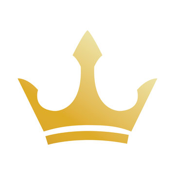 royal golden crown ornate decorative image vector illustration