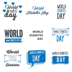 World Diabetes Day Typography Design For Campaign