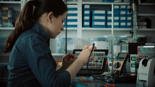 Soldering in the laboratory