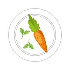 healthy vegetarian food vector illustration graphic design