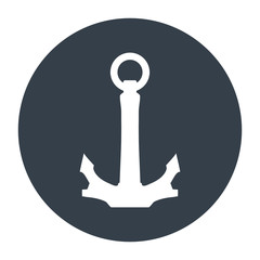 Marine anchor symbol icon vector illustration graphic design