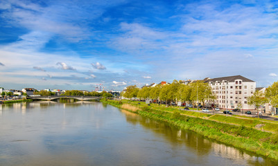 Fototapeta na wymiar The Loire River in Nantes, France