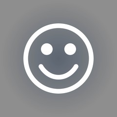 Smile icon stock vector illustration flat design