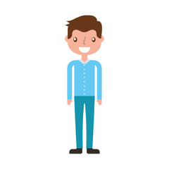 isolated handsome icon boy vector illustration graphic illustration