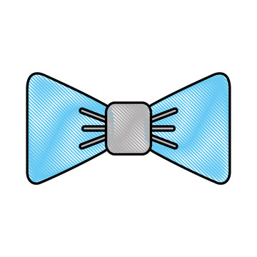 isolated fancy bowtie vector illustration graphic design