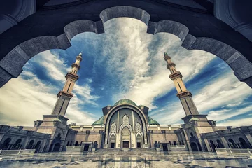 Cercles muraux Monument Wilayah Persekutuan mosque in Kuala Lumpur
