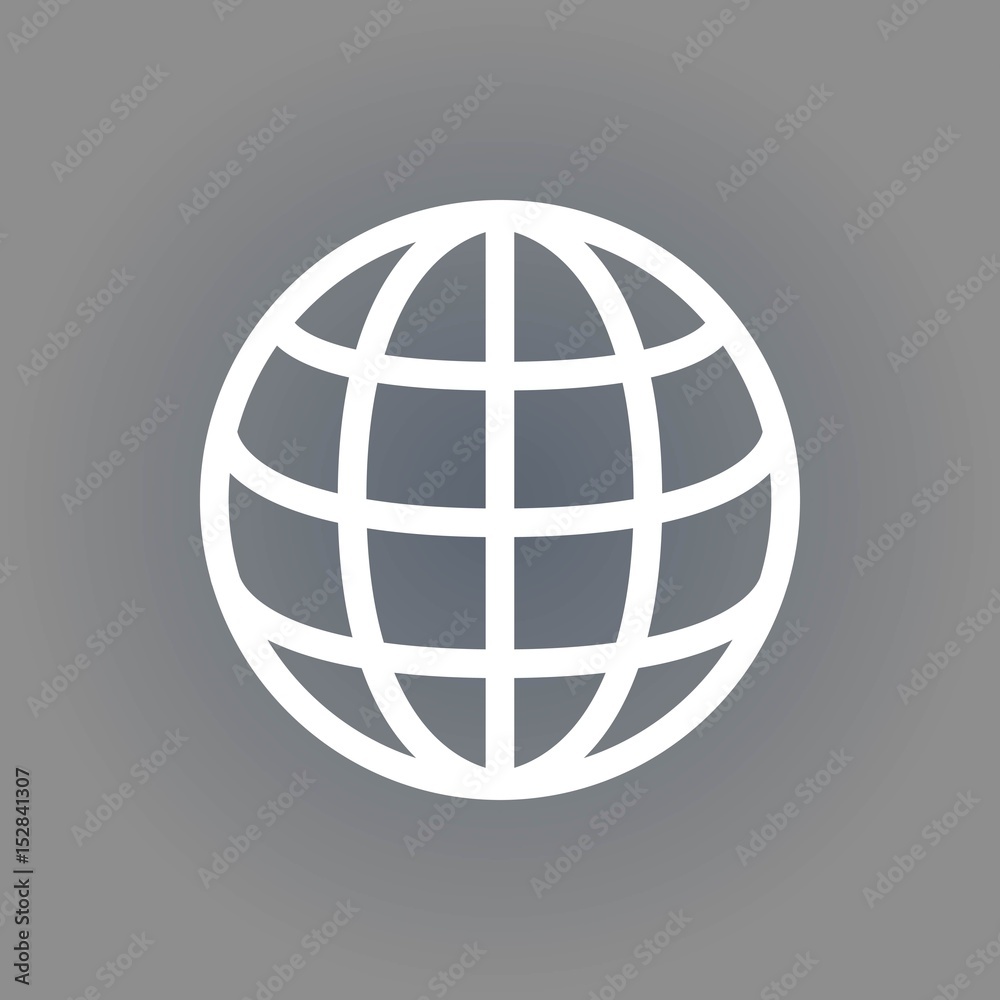 Wall mural web icon stock vector illustration flat design