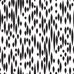 Abstract spot seamless pattern. Black and white texture. Fall dots