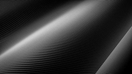 Car wrapping film roll carbon fiber close up background. 3d rendering