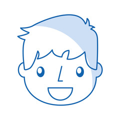 isolated smiling handsome icon boy vector illustration graphic illustration