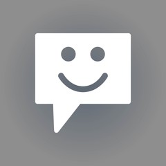 Speech Bubbles Icon. Chat pictogram icon stock vector illustration