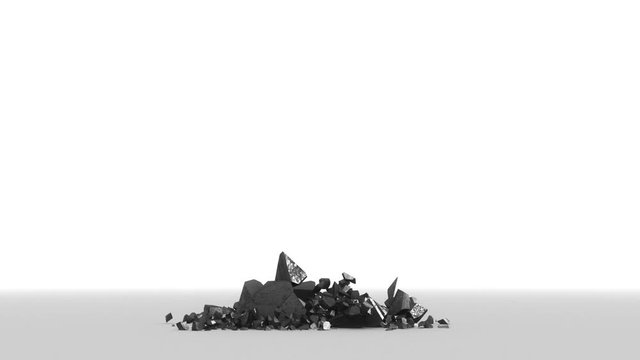 Crashing exclamation mark.