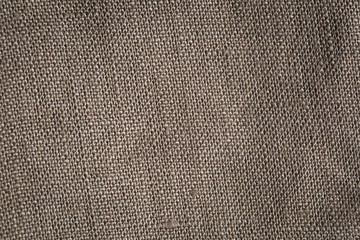Burlap background in close up.