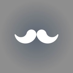 mustache icon stock vector illustration flat design