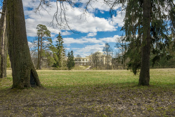 Landscape with a palace