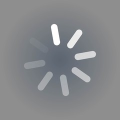 loading icon stock vector illustration flat design