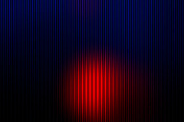 Deep blue and red abstract with light lines blurred background