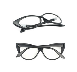 Pair of sight glasses isolated