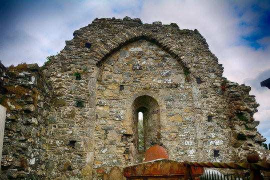 Movilla abbey ruins, Newtownards, Northern Ireland
