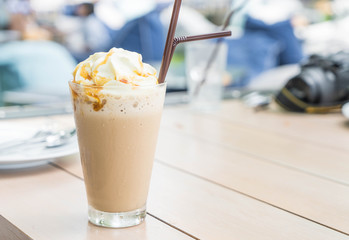 iced cappuccino coffee