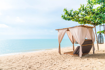 Beautiful pavilion on beach
