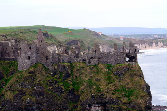 Castle ruins, Dunluce, Northern Ireland