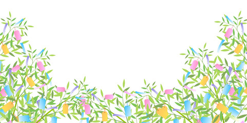 七夕　竹　夏　背景