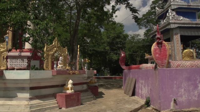 Statues and small temple