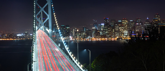 Bay Bridge Rush Hour Traffic San Francisco Transportation