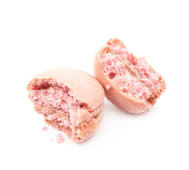Macaron cookie isolated