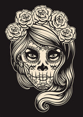 sugar skull girl