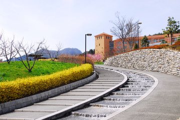Obraz premium 笛吹川フルーツ公園