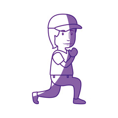 Man cute cartoon icon vector illustration graphic design