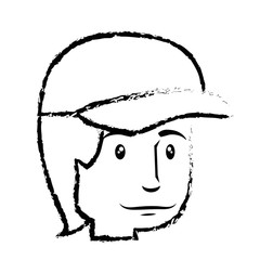 Man cute cartoon icon vector illustration graphic design