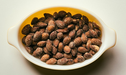 Roasted Almonds in a Bowl