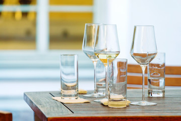 table set for meal
