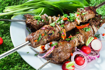 grilled kebabs