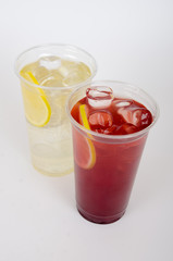 Refreshing and Cool Frozen Fruit Slush Drink
