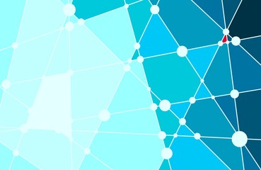 Design brochures with polygonal colorful background. Vector illustration.