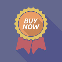 Long shadow badge with