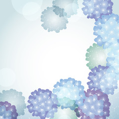 Background of hydrangea
