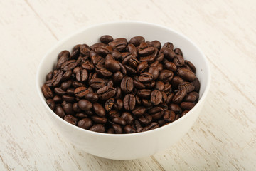 Roasted coffee beans